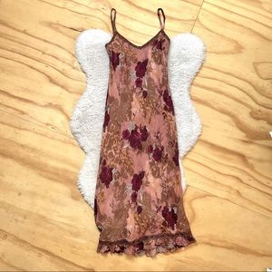 Cool & Chic Smocked Floral Maxi Dress